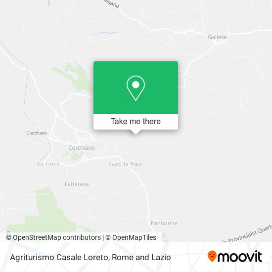 Agriturismo Casale Loreto map