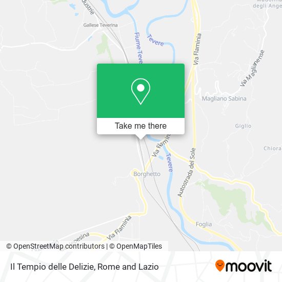 Il Tempio delle Delizie map