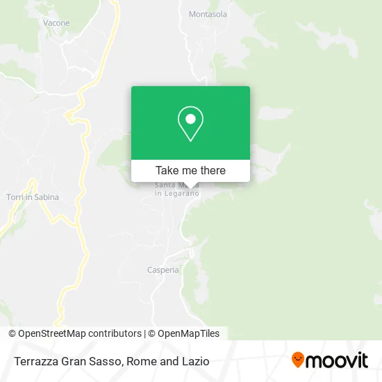 Gran Sasso Terrace map