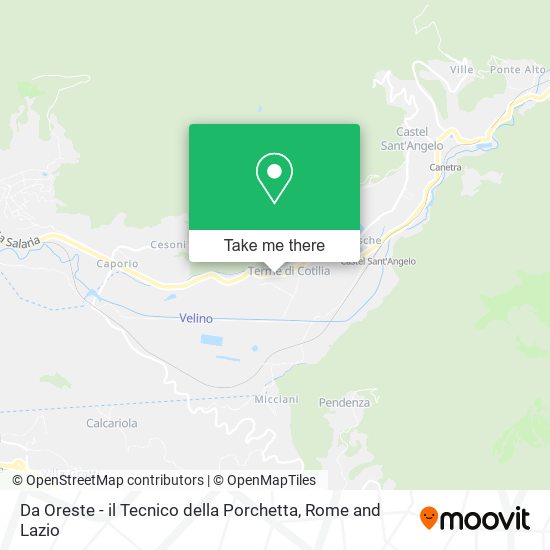Da Oreste - il Tecnico della Porchetta map