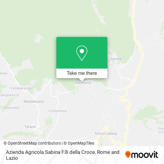 Azienda Agricola Sabina F.lli della Croce map