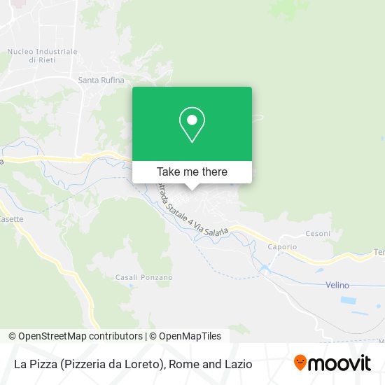 La Pizza (Pizzeria da Loreto) map
