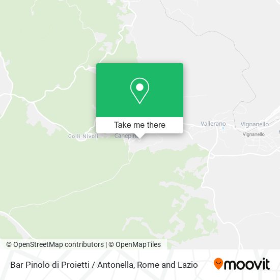 Bar Pinolo di Proietti / Antonella map
