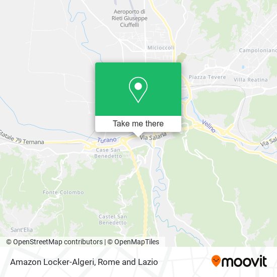 Amazon Locker-Algeri map