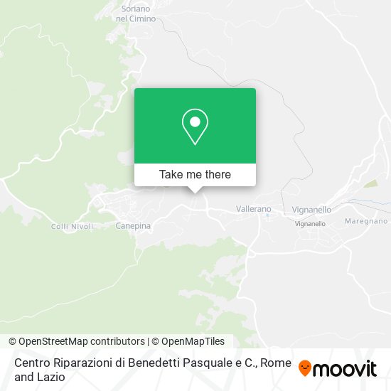 Centro Riparazioni di Benedetti Pasquale e C. map