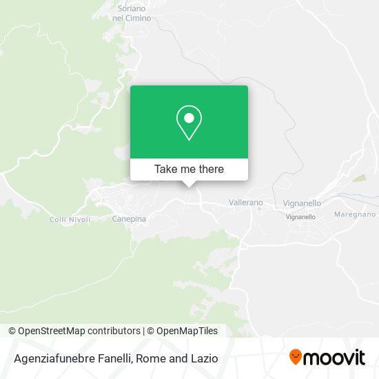 Agenziafunebre Fanelli map
