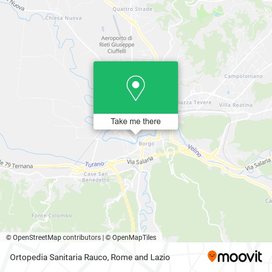 Ortopedia Sanitaria Rauco map