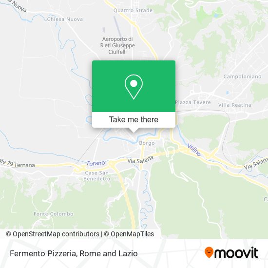 Fermento Pizzeria map