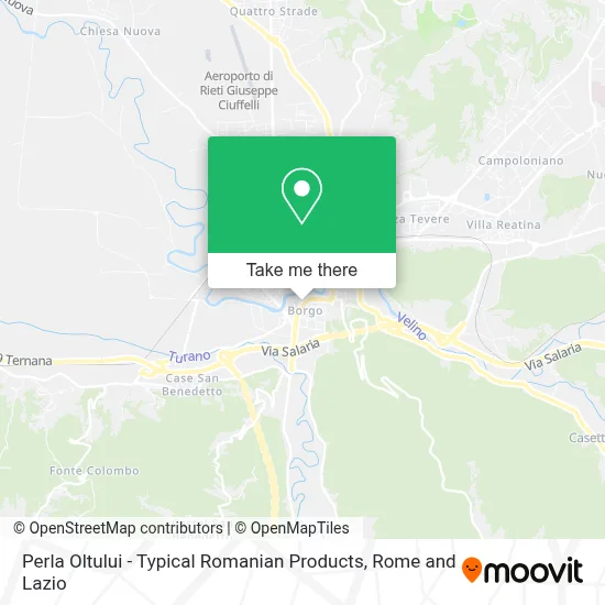 Perla Oltului - Typical Romanian Products map