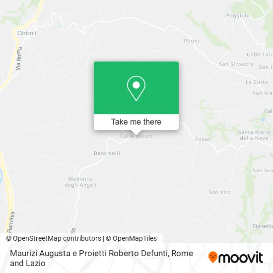 Maurizi Augusta and Proietti Roberto Deceased map