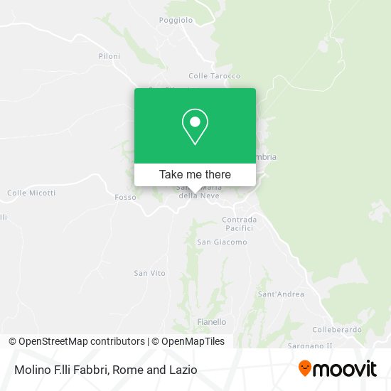 Molino F.lli Fabbri map