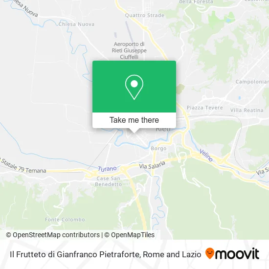 Il Frutteto di Gianfranco Pietraforte map