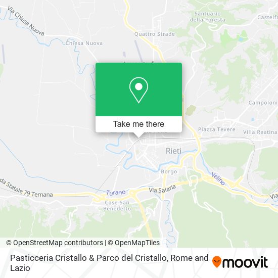 Pasticceria Cristallo & Parco del Cristallo map