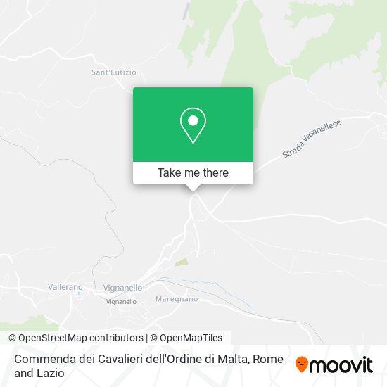 Commenda dei Cavalieri dell'Ordine di Malta map