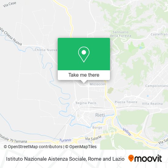 Istituto Nazionale Aistenza Sociale map