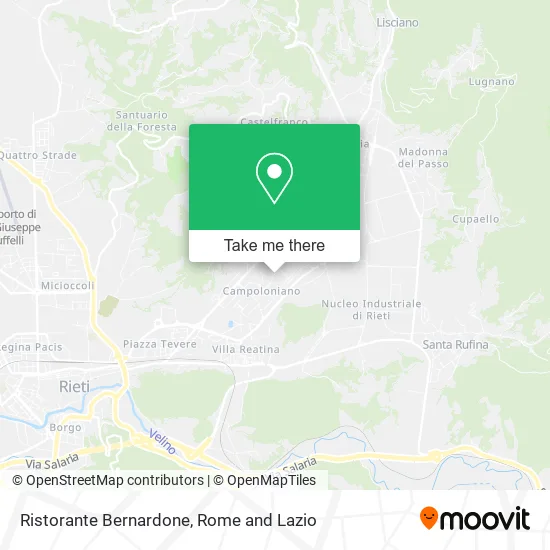 Bernardone Restaurant map