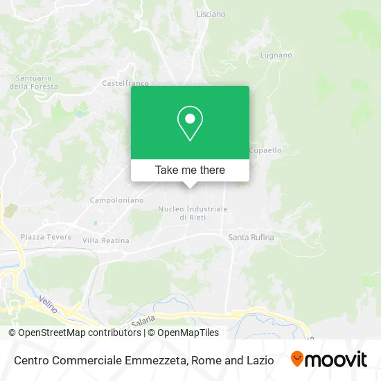 Emmezzeta Shopping Center map