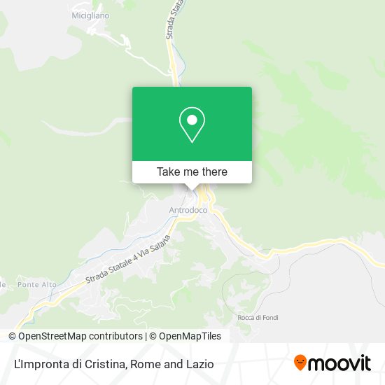 L'Impronta di Cristina map