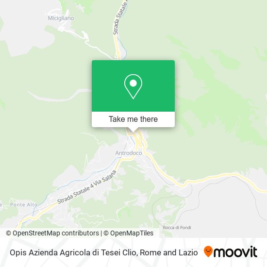 Opis Azienda Agricola di Tesei Clio map