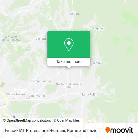 Iveco-FIAT Professional-Eurocar map