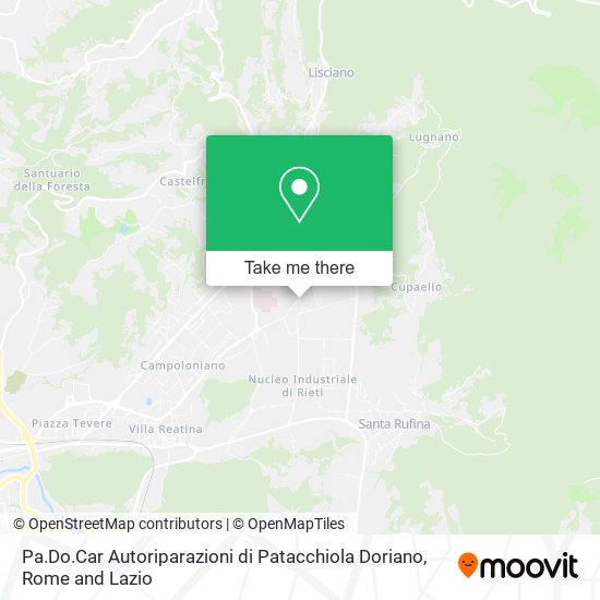 Pa.Do.Car Autoriparazioni di Patacchiola Doriano map