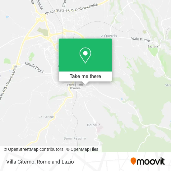 Villa Citerno map