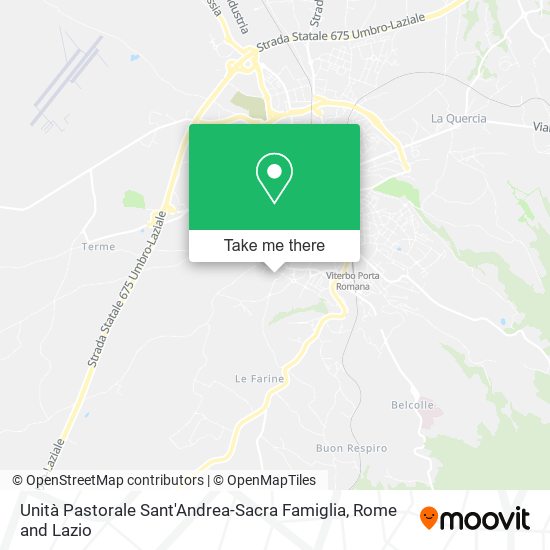 Unità Pastorale Sant'Andrea-Sacra Famiglia map