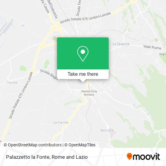 Palazzetto la Fonte map