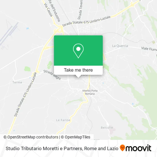 Moretti Tax Studio and Partners map