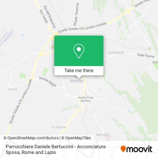 Parrucchiere Daniele Bertuccini - Acconciature Sposa map