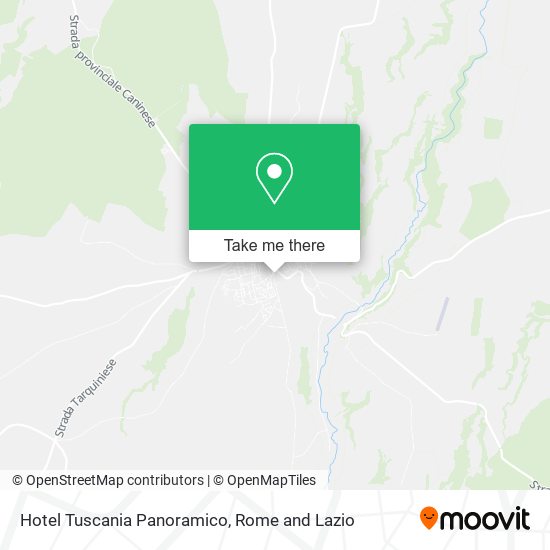Hotel Tuscania Panoramico map