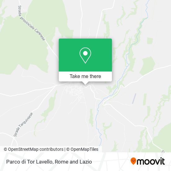 Parco di Tor Lavello map
