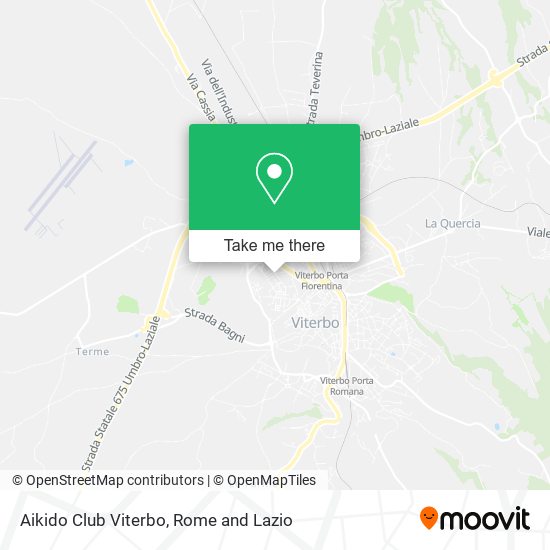 Aikido Club Viterbo map