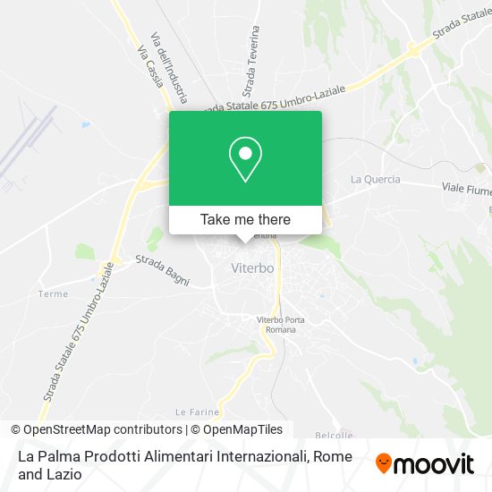 La Palma Prodotti Alimentari Internazionali map