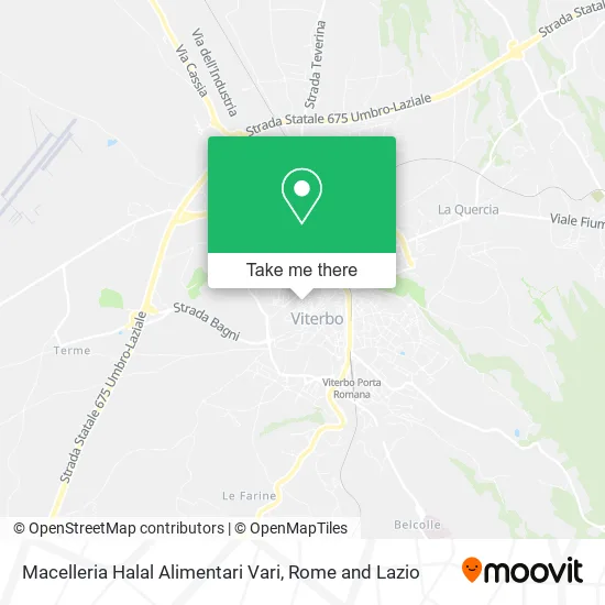 Halal Butcher Various Groceries map