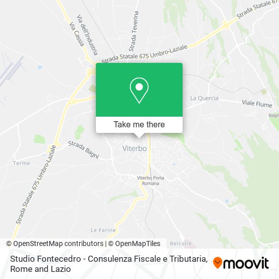 Studio Fontecedro - Consulenza Fiscale e Tributaria map