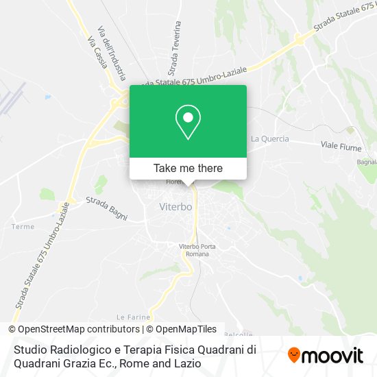 Studio Radiologico e Terapia Fisica Quadrani di Quadrani Grazia Ec. map