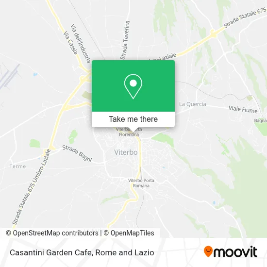 Casantini Garden Cafe map