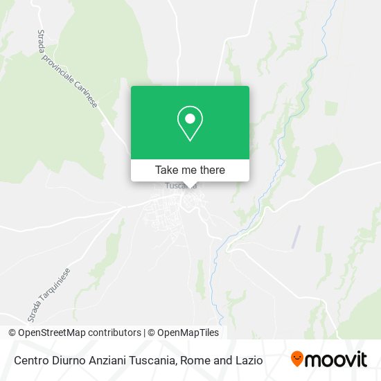 Centro Diurno Anziani Tuscania map