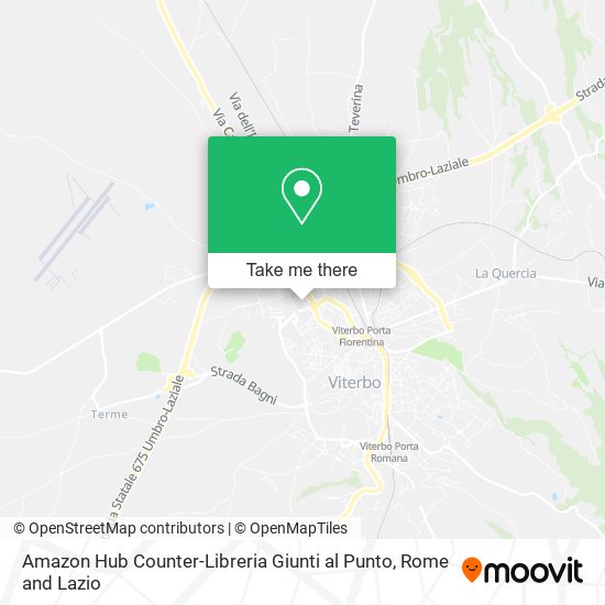 Amazon Hub Counter-Libreria Giunti al Punto map