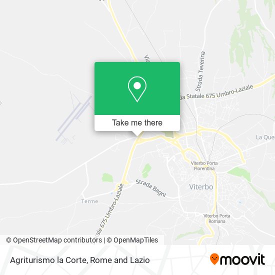 Agriturismo la Corte map