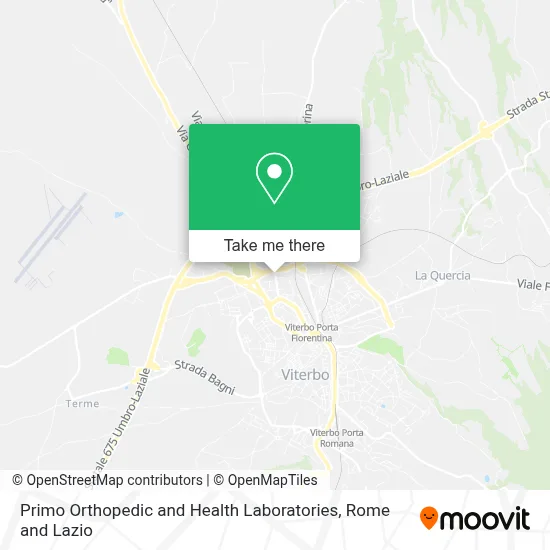 Primo Orthopedic and Health Laboratories map