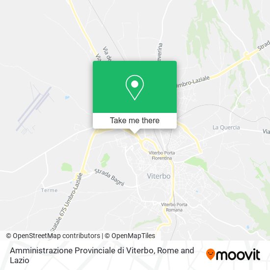 Amministrazione Provinciale di Viterbo map