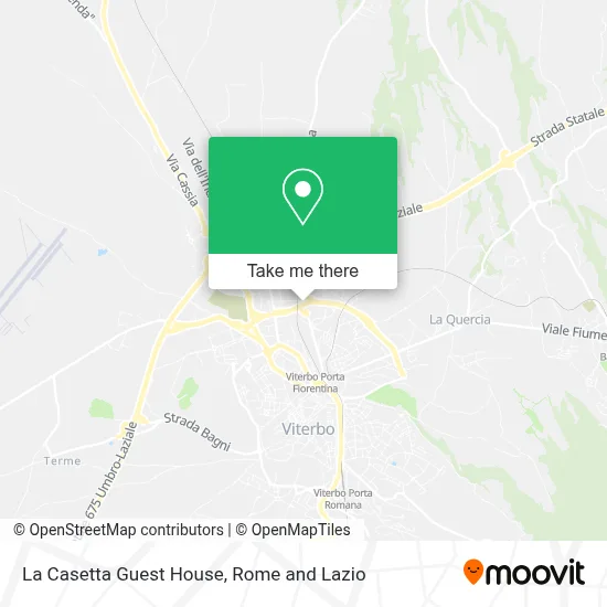 La Casetta Guest House map