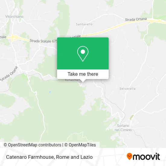 Catenaro Farmhouse map