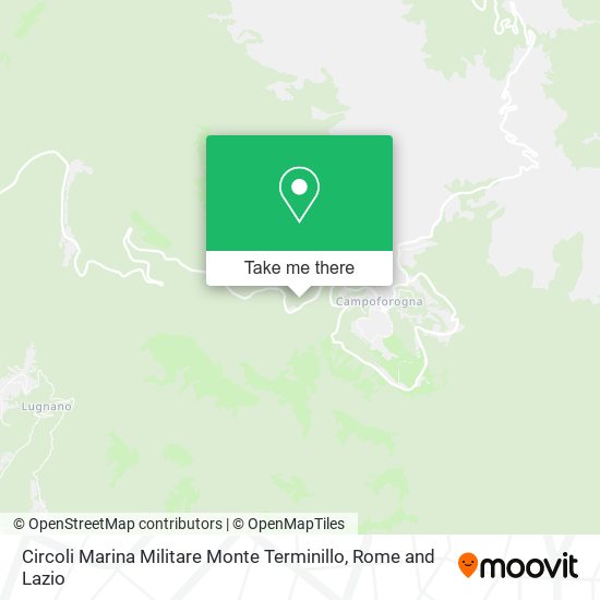 Circoli Marina Militare Monte Terminillo map