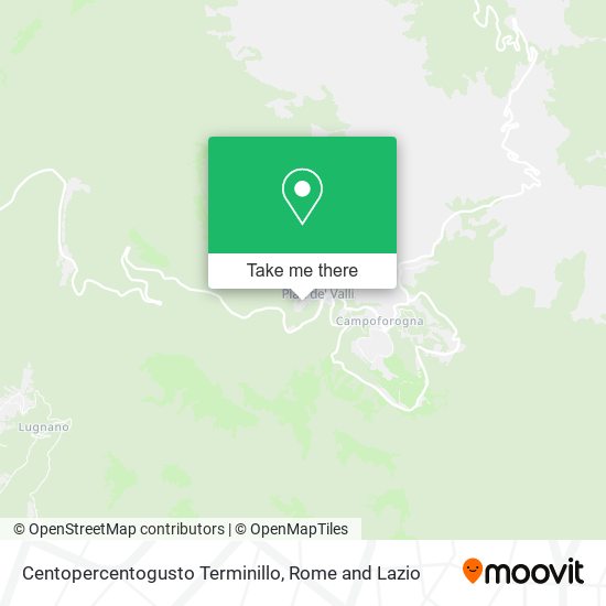 Centopercentogusto Terminillo map