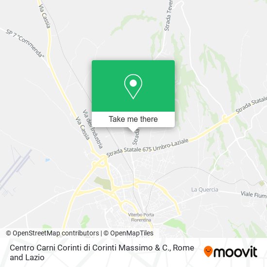 Centro Carni Corinti di Corinti Massimo & C. map