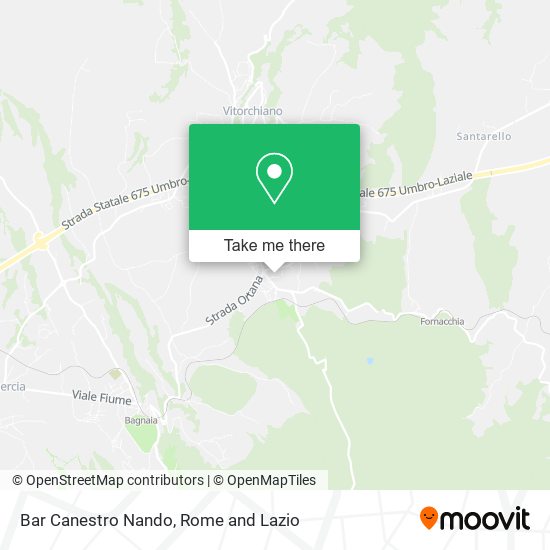 Bar Canestro Nando map