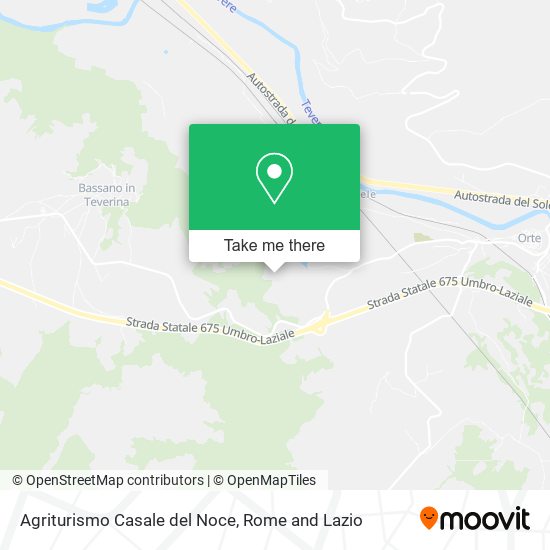 Agriturismo Casale del Noce map